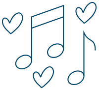 notes-hearts-1 Music notes with hearts